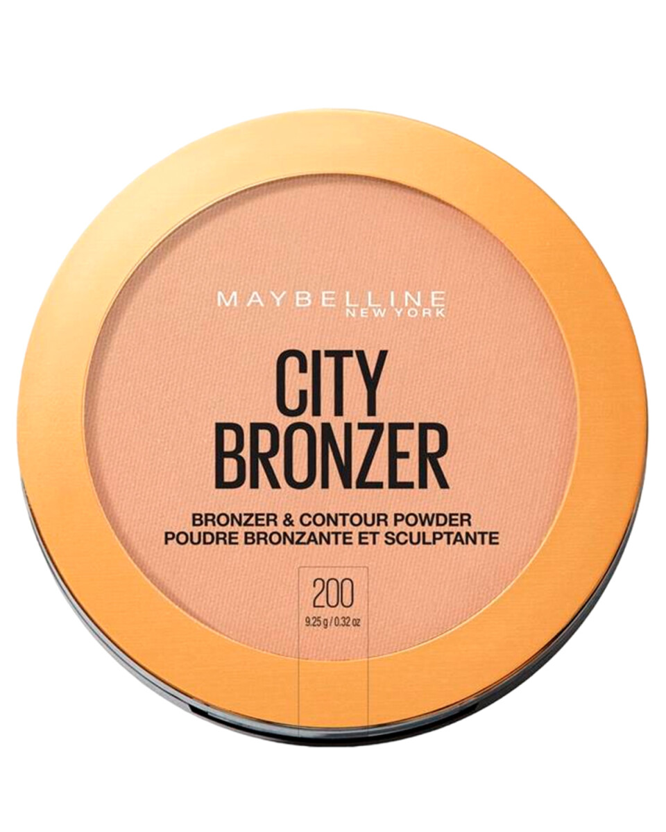 Polvo Bronceante y de Contorno Maybelline City Bronzer - 200 MEDIUM 