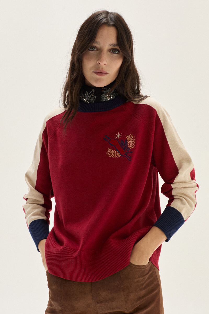 Sweater Garden - Rojo 