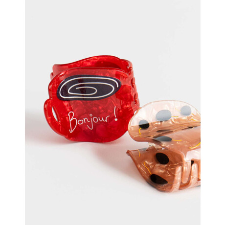 Set De Broches Combinacion Multicolor