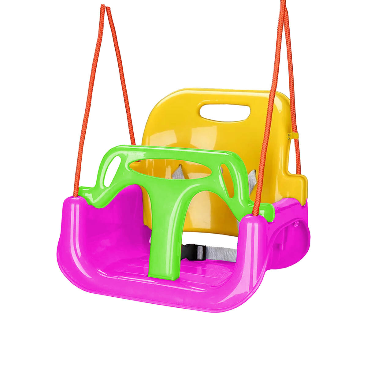 Hamaca 3 En 1 Infantil P/ Bebes Niños Columpio - Rosa 