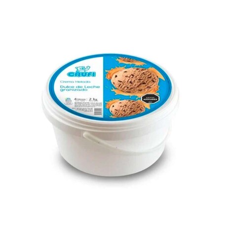 Crufi 5l Dulce De Leche Granizado Crufi 5l Dulce De Leche Granizado