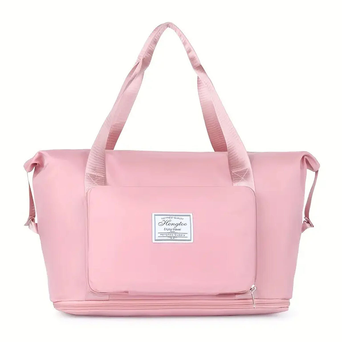 Bolso de Viaje p/Mano Valija Expansible Plegable Impermeable - Rosa 