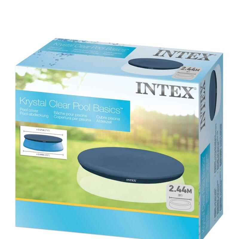 INTEX COBERTOR LONA PISCINA INFLABLE DIÁMETRO 244CM Intex Cobertor Lona Piscina Inflable Diámetro 244cm