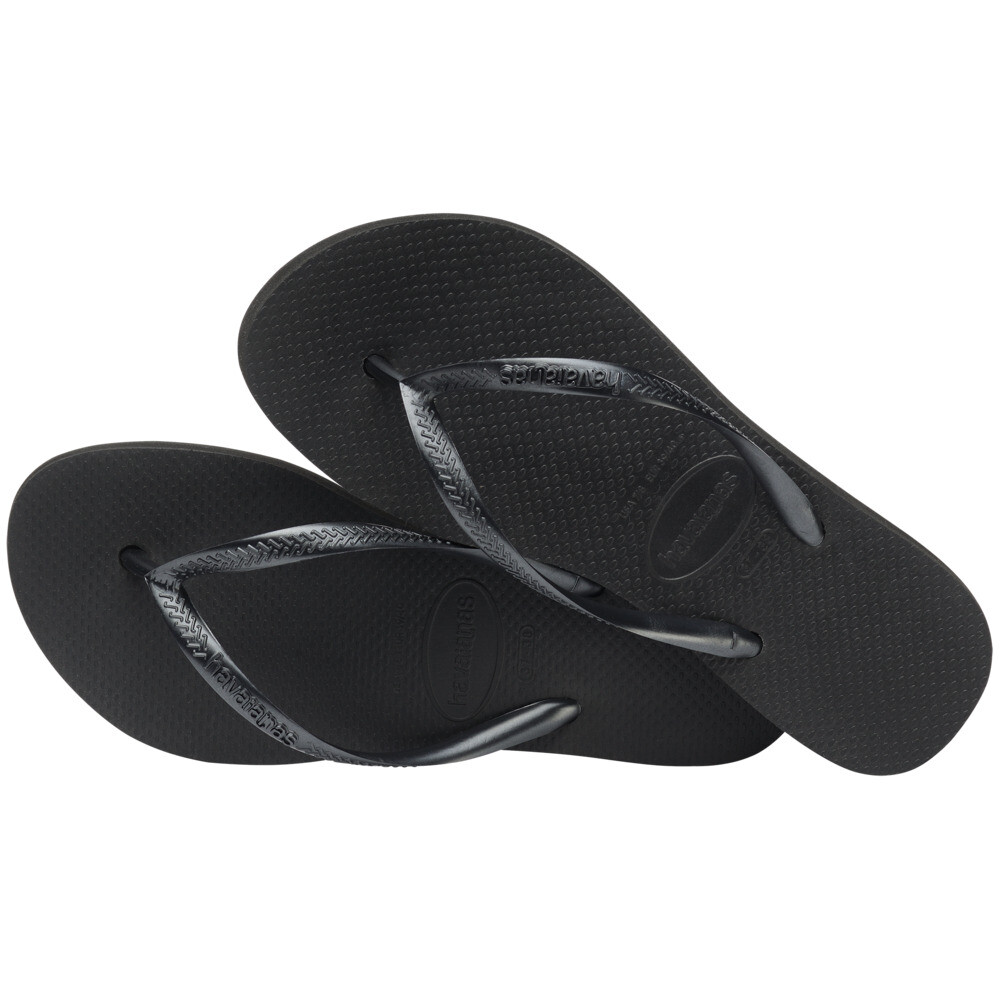 Sandalias Havaianas Slim Flatform FC Mujer Negro