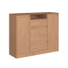 Cómoda Noble 4 Cajones 2 Puertas Angelin Cómoda Noble 4 Cajones 2 Puertas Angelin