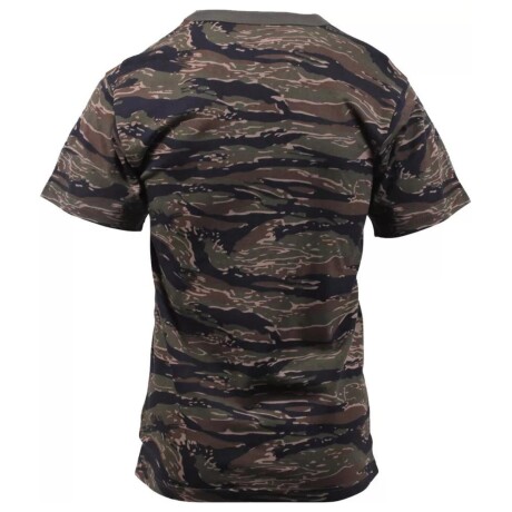 Remera camuflada en algodón Tiger Jungle