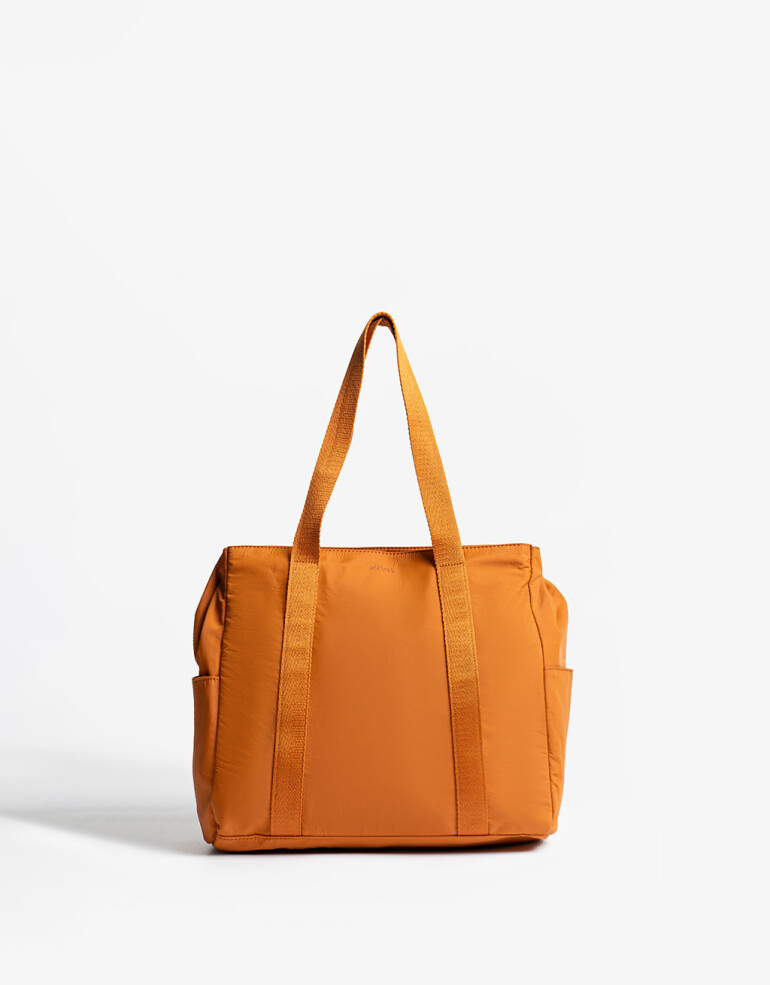 Shopper Nylon Shopper En Material Reciclado - Marron Camel