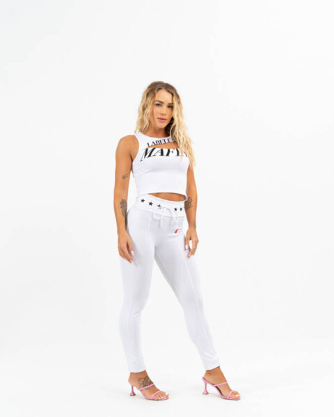 Pantalon Calza Groove Blanca U