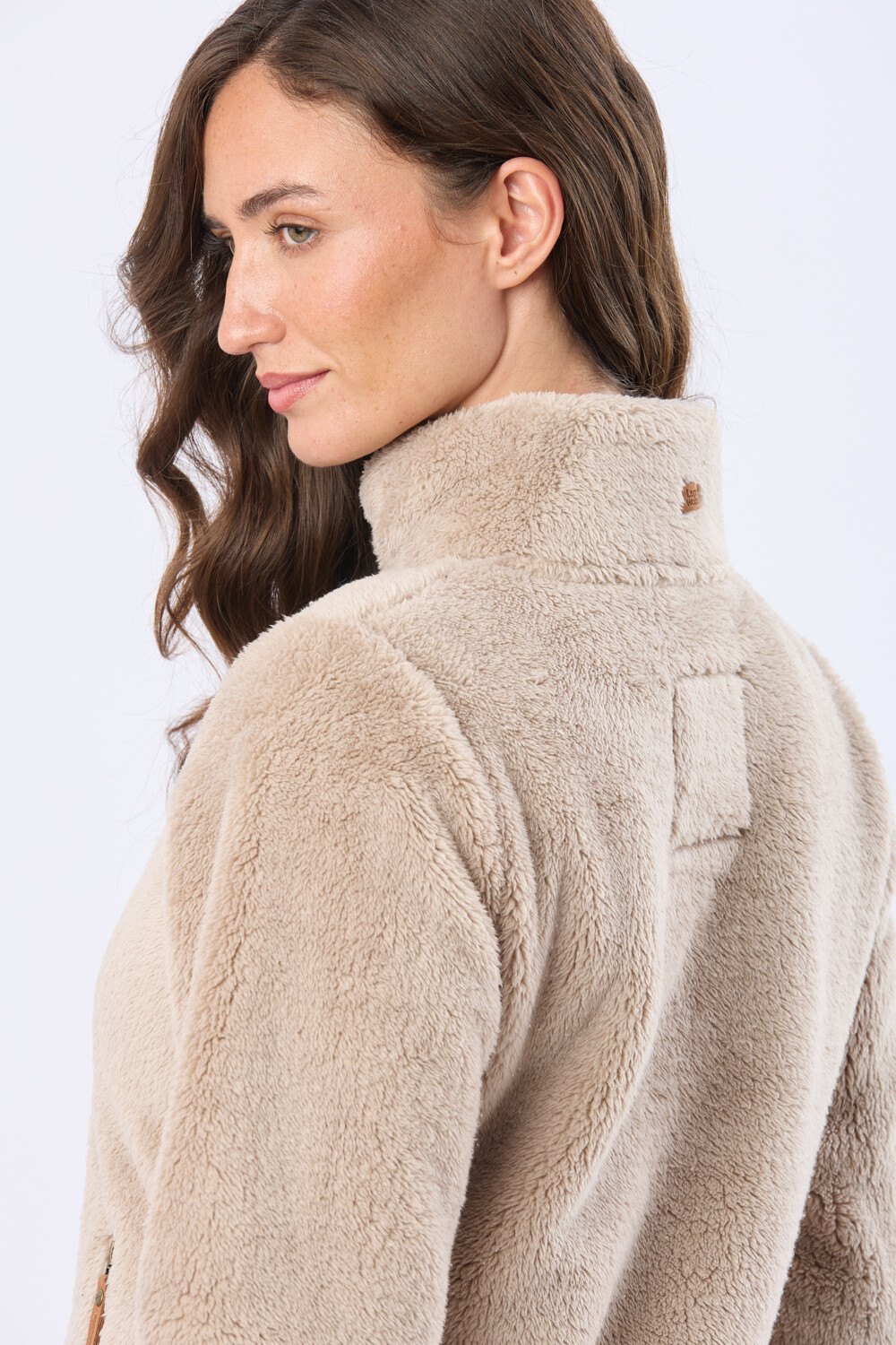 CAMPERA SHERPA SUAVE Beige