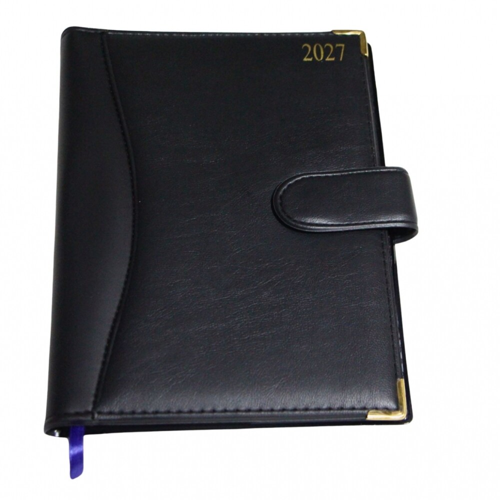 AGENDA ABEZETA 203 CP CLASSIC TAPA COSIDA Y PRESILLA TAPA NEGRO Y NEGRO