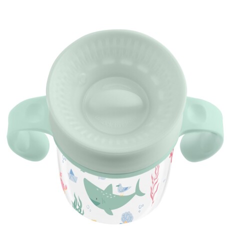 Vaso 360 con asas Deep Sea Verde