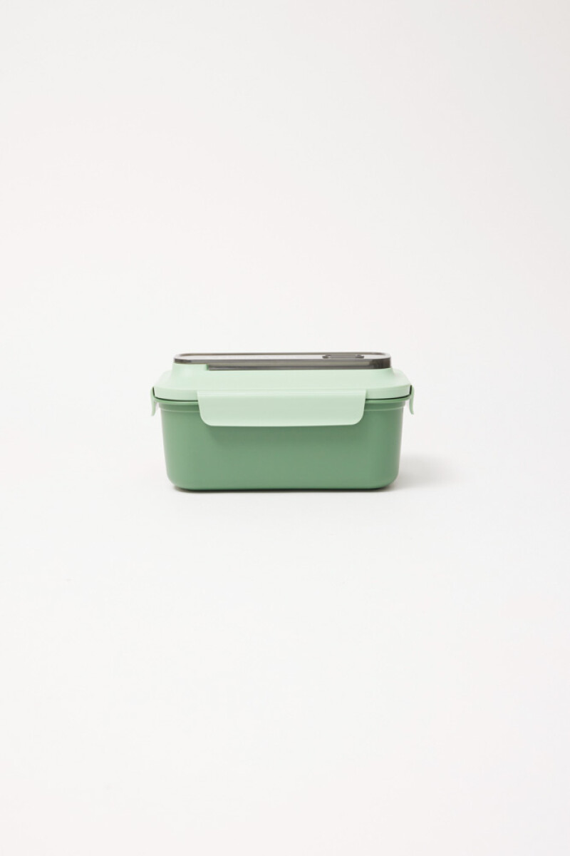 Tupper con bandeja divisiones Verde