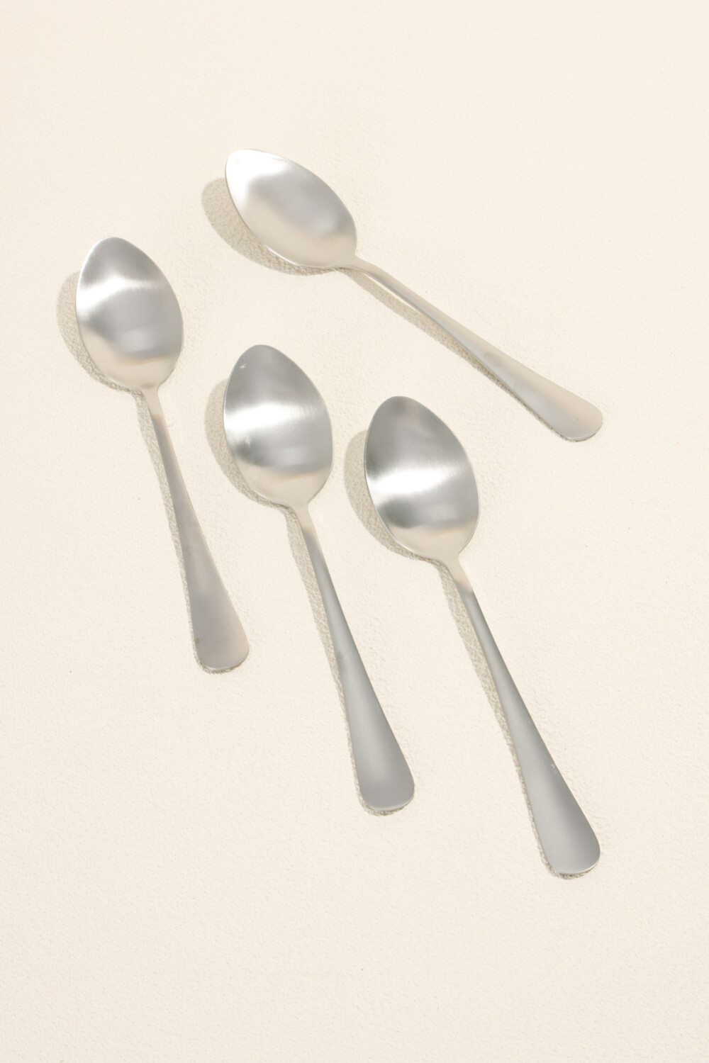 Cuchara Olivo Set 4 Un. Plateado Color Unico