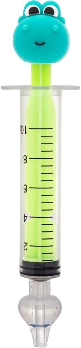 Jeringa lavado nasal - Dino verde 