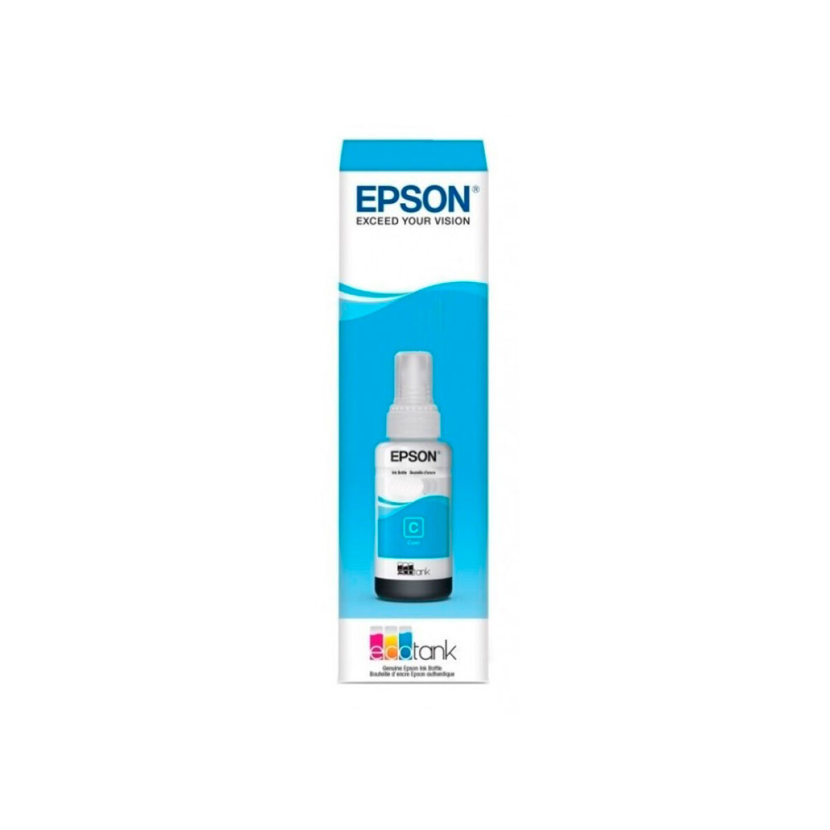 Botella De Tinta EPSON T664 Cyan 70Ml 