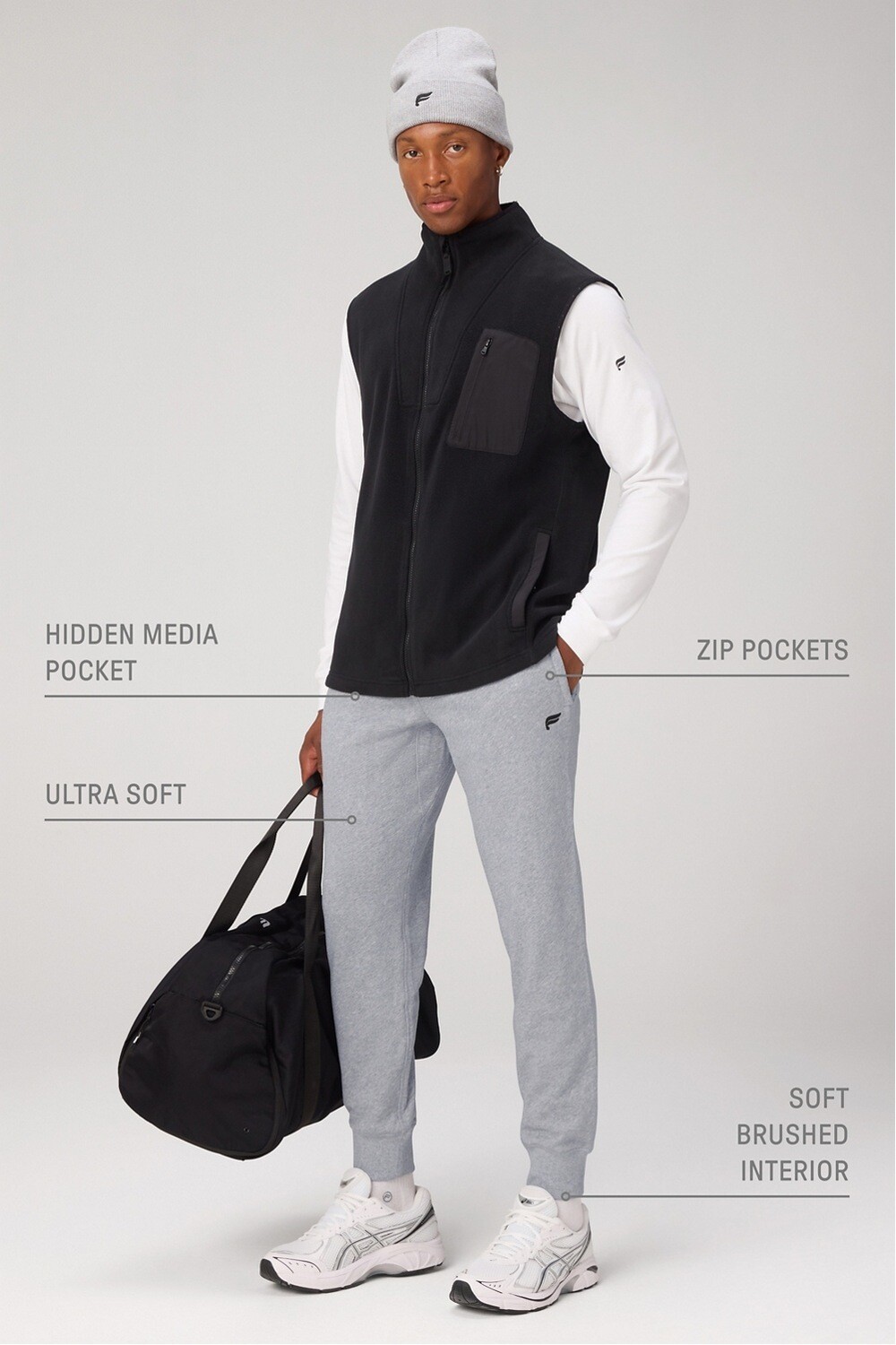 Pantalón The Go-To Jogger Hombre Classic Grey Heather