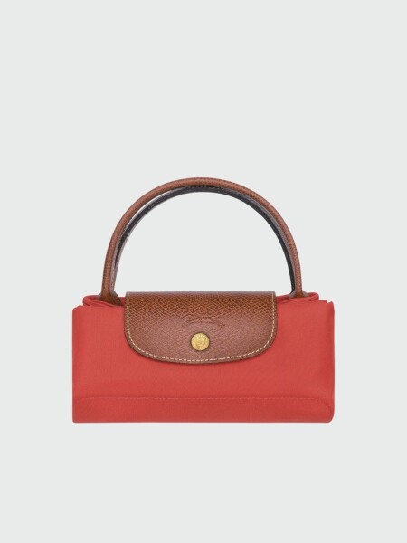 Longchamp - Le Pliage Original Bolso con Asa Superior S Tomate