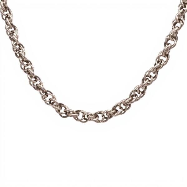 Cadena rolo doble aro-Plata 925-Sin Piedra-CD3359 sinpiedra