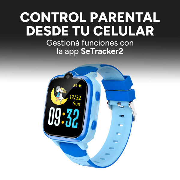 Reloj Inteligente Smartwatch Blackview Para Niños Z10 4G Color Azul