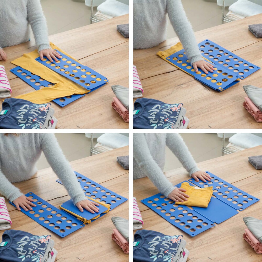 DOBLADOR DE ROPA INFANTIL POLIPROPILENO AZUL INNOVAGOODS