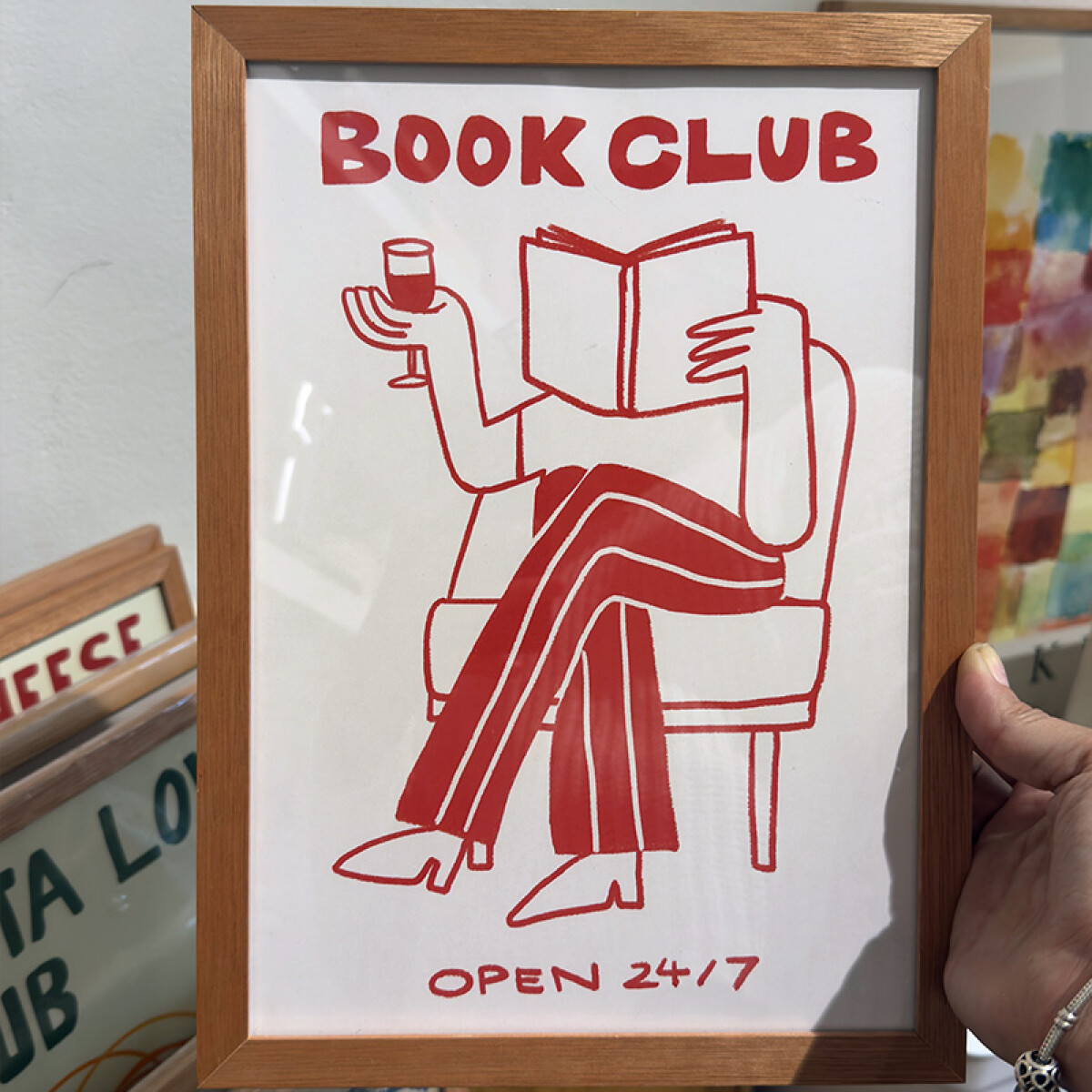 Cuadro Book Club l chico 