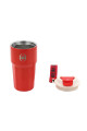 Vaso Termico Oreiro 500ML Rojo