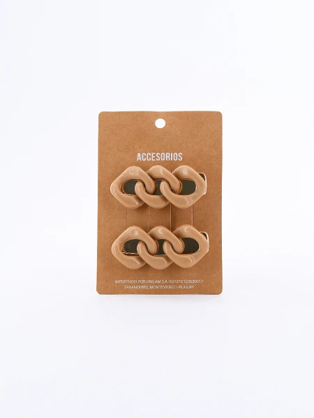 BROCHE SET X2 BEIGE