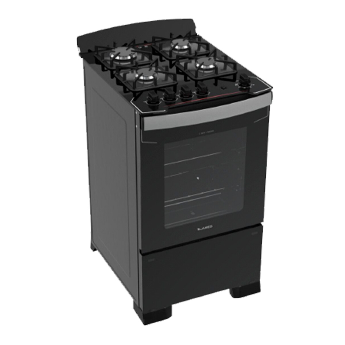 Cocina James 4H C 804 negra 