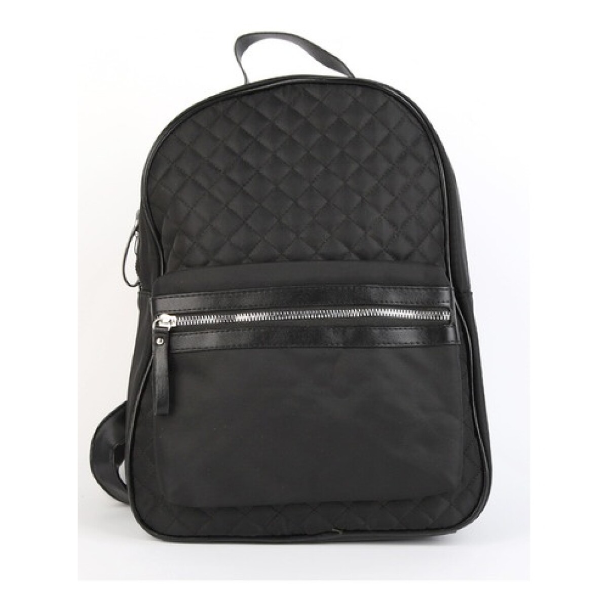 Mochila capitoneada en tela Canva - Negro 