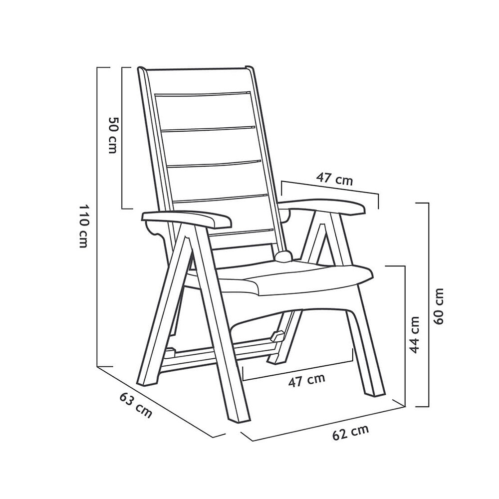 SILLON MULTIPOSICIONES LEGNO WENGUE Sillon Multiposiciones Legno Wengue