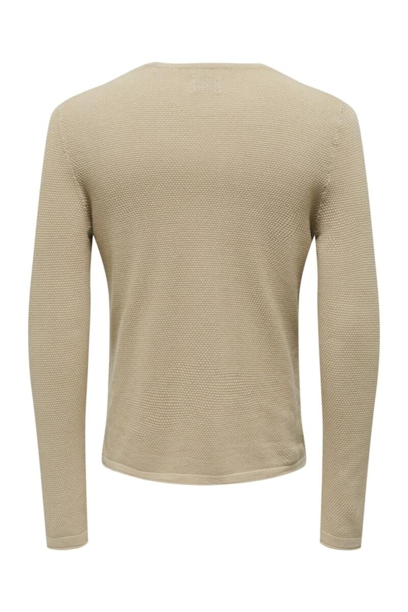 Sweater Tejido Con Textura Silver Lining