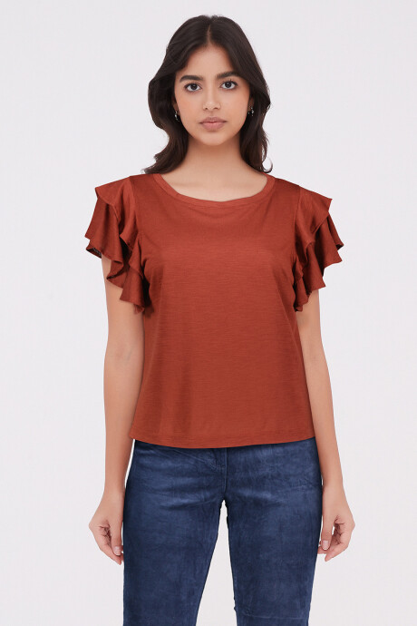 Remera Espinka Bordeaux