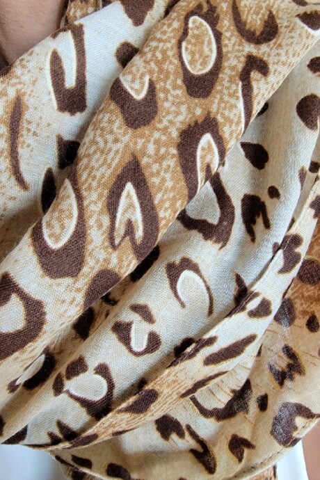 Chalina Animal Print Tostado Dorado