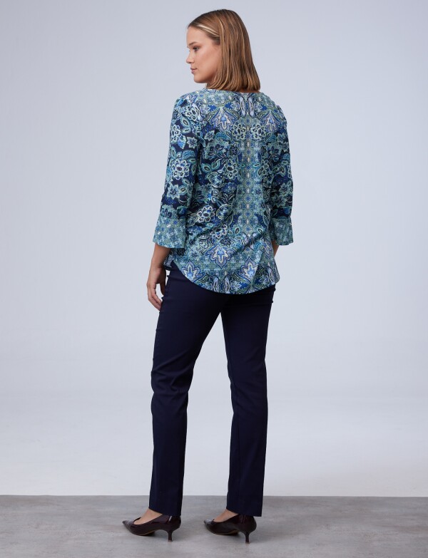Blusa Print MULTI/VERDE