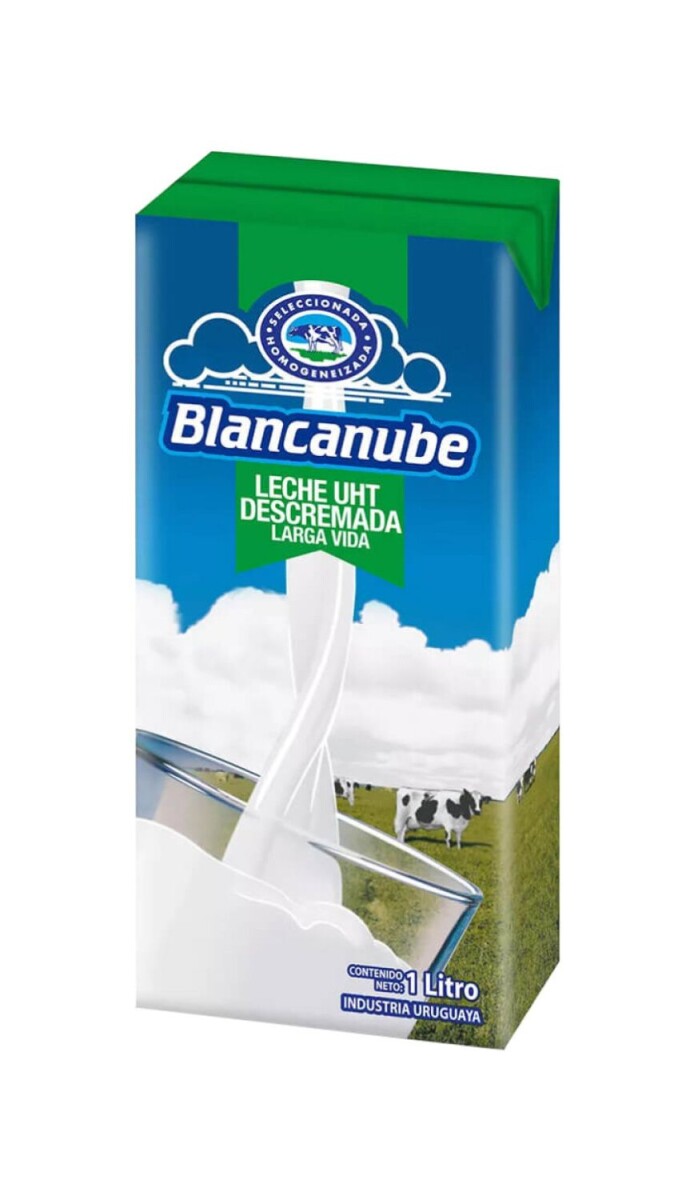LECHE BLANCANUBE ULTRA TETRA 1L. DESCREMADA 