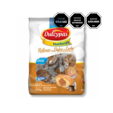 MAGDALENA DULCYPAS RELL DULCE DE LECHE 250G MAGDALENA DULCYPAS RELL DULCE DE LECHE 250G