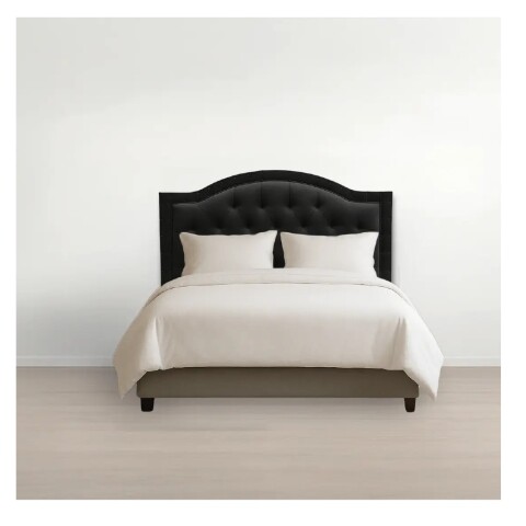 Respaldo Curvo De Sommier Ltc De Madera Forrado En Suede Respaldo Curvo De Sommier Ltc De Madera Forrado En Suede