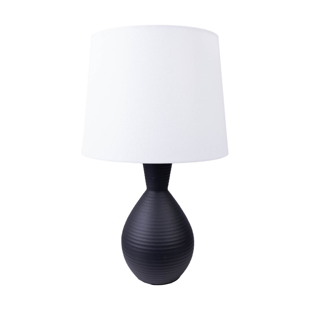 LAMPARA DE MESA ML2313 NEGRO CERÁMICA ML231306