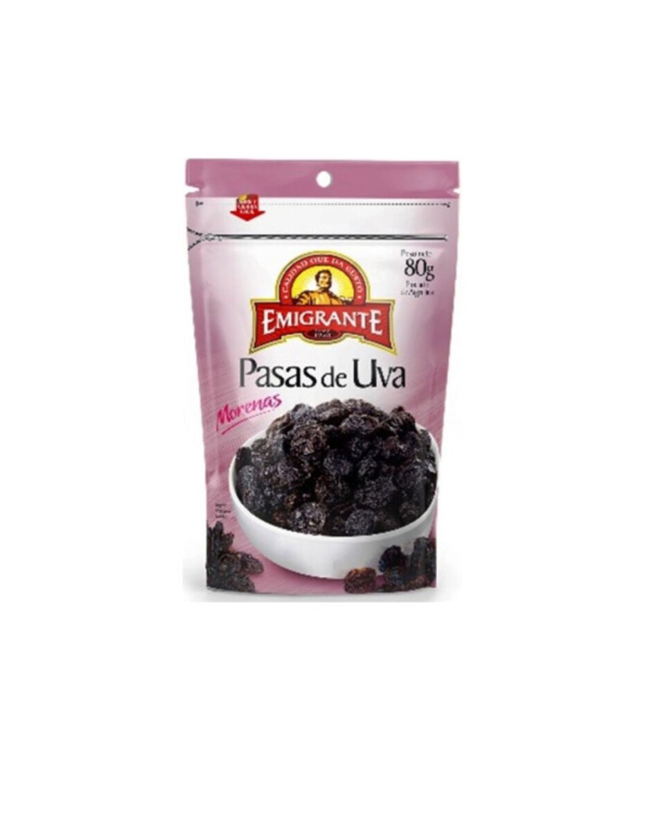 PASAS DE UVA MORENAS 80GRS 