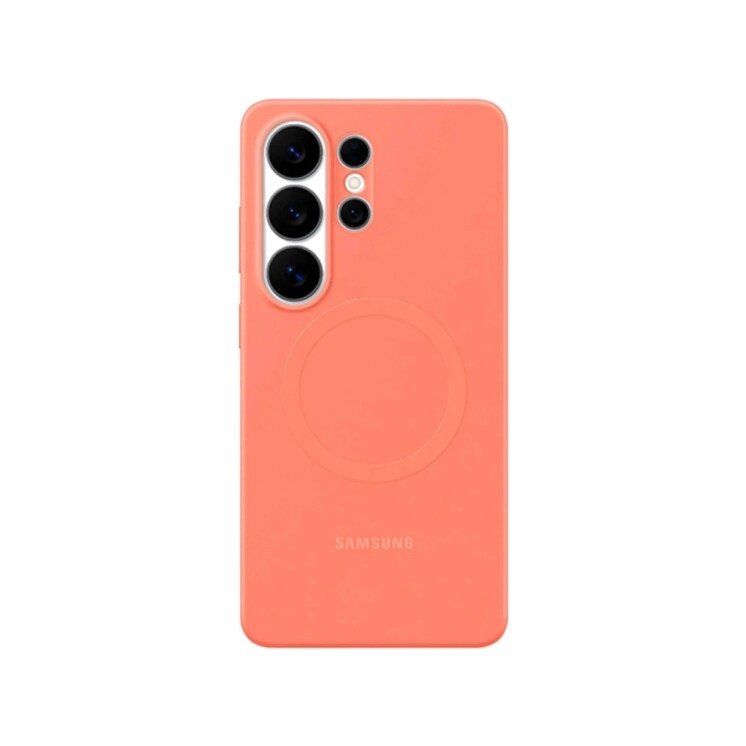 Funda Samsung Silicone Magnet para Galaxy S26 Ultra Coralred