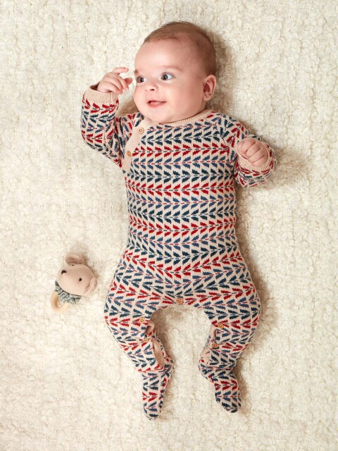 Pelele De Jaquard Rojo