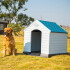Casa Casilla Mascota Cucha Perro Grande Térmica Con Reja Casa Casilla Mascota Cucha Perro Grande Térmica Con Reja