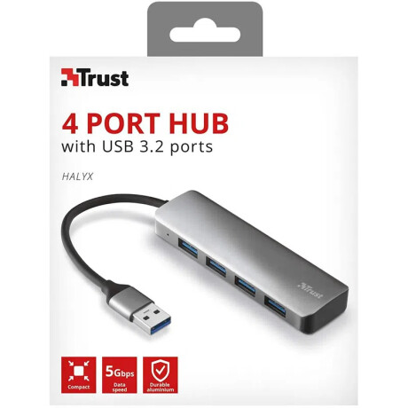 TRUST 23327 HUB USB 4 PUERTOS 3.2 HALYX 2971