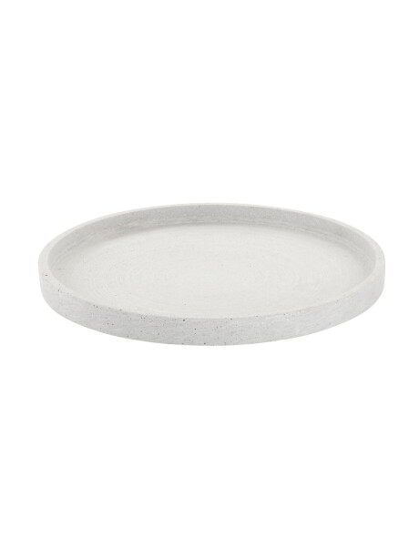 Bandeja decorativa navideña NISSE Ø25x2 cm gris Bandeja decorativa navideña NISSE Ø25x2 cm gris