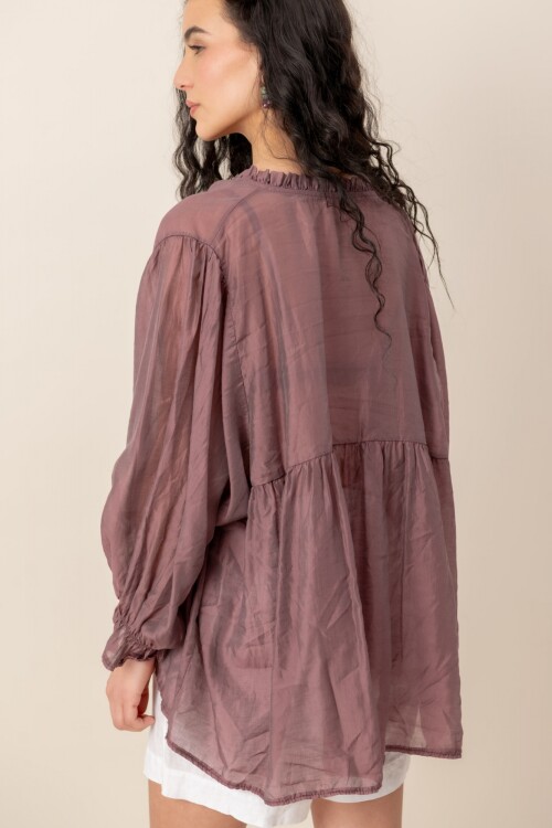 Blusa Nube Bordó