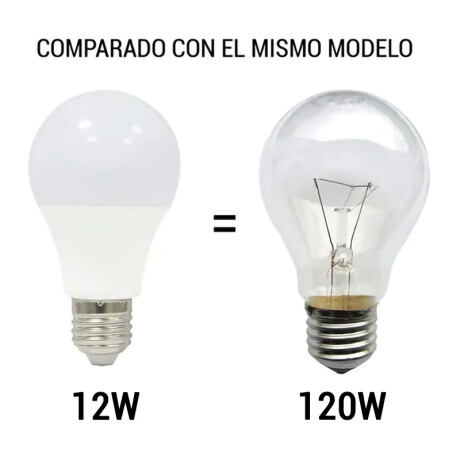 LLE2712 Lámpara LED A60 12W Luz Fría