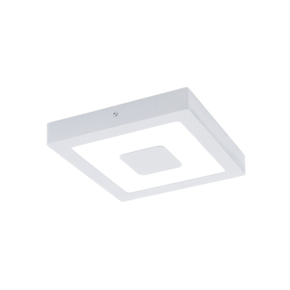 Plafón cuadrado LED blanco 16,5W IP44 IPHIAS EG2180