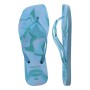 Sandalias Havaianas Slim Square Jelly Mujer Azul Lavanda