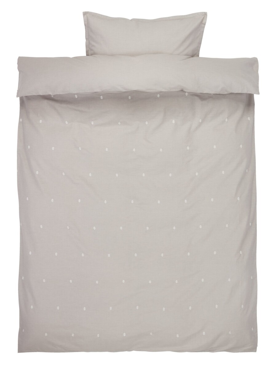 Juego funda nórdica brod ELLIE 155x220 gris cl 