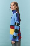 Sweater de algodón rayado multicolor multicolor